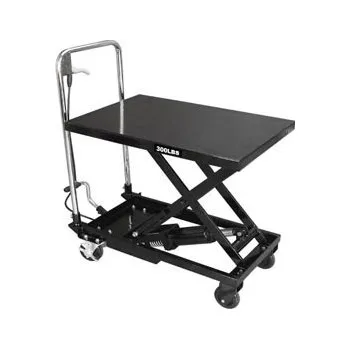 Dílenský stůl Pojízdný pracovní stůl zdvižný, nosnost 135 kg, s hydraulickým systémem