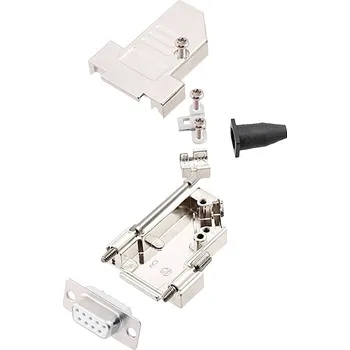 encitech DTSL09-LJSRG-S-DMS-W-K 6355-8042-31 sada D-SUB zásuvková lišta 45 ° Pólů: 9 pájecí kalíšek 1 ks