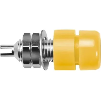 Elektrická zásuvka 4MM INSULATED SKT YELLOW