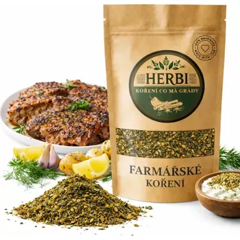 Koření Herbi Farmářské koření, 50 g – výrazná koprová směs s pepřovo-chilli šmrncem