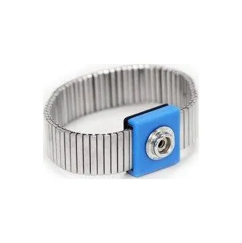 Antistat 066-0009 ESD náramek nerezová ocel, modrá