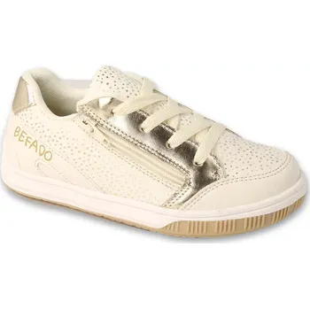 Dívčí tenisky BEFADO 514X016 514Y016 tenisky SPORT ZIPP zlaté 28 514XY016_28
