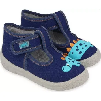 Chlapecká obuv BEFADO 531P1 chlapecké bačkorky modré dino 21 531P118_21