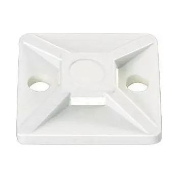 Organizace kabelů HellermannTyton úchytka samolepicí, šroubovací 151-28349 4cestný vstup pro provlečení, bez obsahu halogenů , UV stabilní, odolná proti povětrnostním vlivům