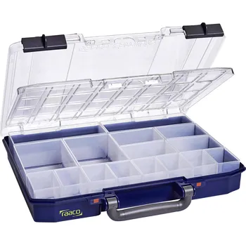 raaco CarryLite 55 4x8-16 DLU kufřík na součástky (d x š x v) 278 x 337 x 58 mm přihrádek: 16 Obsah 1 ks