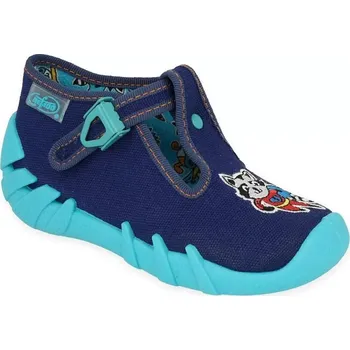 Chlapecká obuv BEFADO 110P440 chlapecké bačkorky modré HERO 19 110P440_19