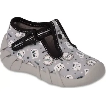 Chlapecká obuv BEFADO 110N488 chlapecké bačkorky šedé zvířátka 20 110N488_20