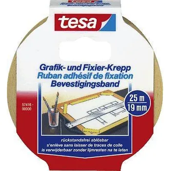 Izolační páska tesa 57416-00000-02 krepová lepicí páska (d x š) 25 m x 19 mm 1 ks