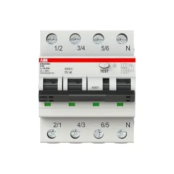 Proudový chránič Proudový chránič RCBO, řada: DS203NC 4P 20A Montáž na lištu DIN vypínací citlivost 30mA