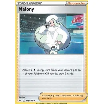 Karetní hra Pokémon CRE 146/198 Melony - Chilling Reign Stav: Near Mint, Verze: REVERSE HOLO