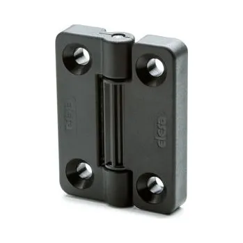 pant Zarážkový závěs Samozavírací, Polyamid Plast, délka: 65mm x 49.5mm x 12mm Elesa