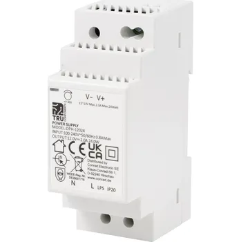 spínaný zdroj TRU COMPONENTS TC-10580808 síťový zdroj na DIN lištu 12 V/DC 2 A 24 W Počet výstupů:1 x Obsah 1 ks