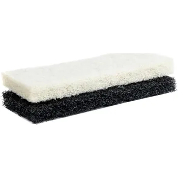 Zednické hladítko KUBALA Textilní vláknina pro Z0360, 2 ks (ostrá a měkká) | 120x250 mm