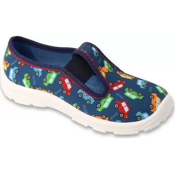 Chlapecké bačkory BEFADO 975X194 chlapecké bačkorky modré auta 27 975X194_27