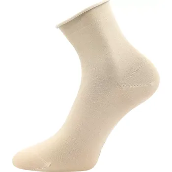 Dámské ponožky LONKA Ponožky dámské medicine FLOUI bavlněné BÉŽOVÉ (3&nbsp;páry) 35-38 120772