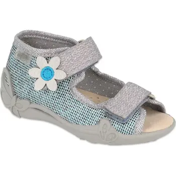 Dívčí sandály BEFADO 342P023 dívčí sandálky kožená stélka 19 342P023_19