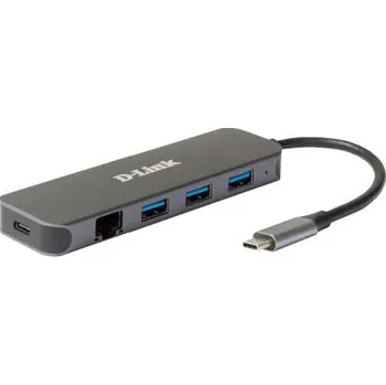 USB hub Rozbočovač USB-C DUB-2334, standard: USB 1.1, USB 2.0, USB 3.0 USB, počet portů USB: 4 Sběrnice USB, typ USB: USB C