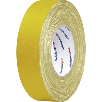 Izolační páska HellermannTyton HTAPE-TEX-YE-19x50 712-00502 páska se skelným vláknem HelaTape Tex žlutá (d x š) 50 m x 19 mm 1 ks