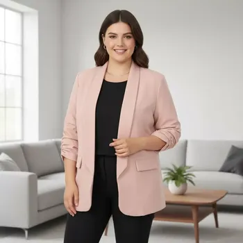 Dámské sako Dámské sako Elsa pudr M3492