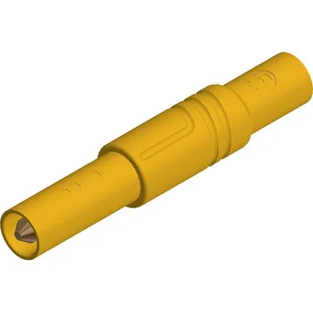 Krokosvorka Hirschmann Test a Measurement LAS S G bezpečnostní lamelová zástrčka zástrčka, rovná Ø pin: 4 mm žlutá 1 ks