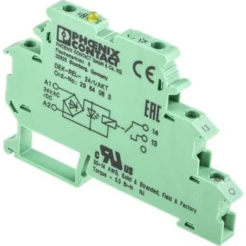 Relé Relé rozhraní 24V ac/dc SPNO Montáž do šasi DEK-REL- 24/1/AKT 250V ac/dc