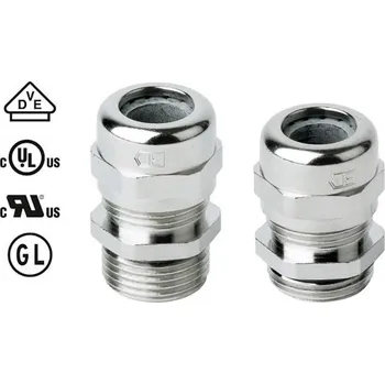 Jacob 50.612 M/EMV kabelová průchodka, 50.612 M/EMV, od 3 mm, do 6 mm, M12, 1 ks