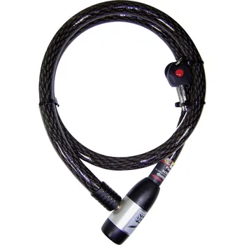 Zámek na kolo Security Plus PK 96 lankový zámek černá zámek s klíčem