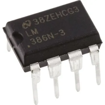 Hi-Fi komponenty Texas Instruments Třída A-B Audio zesilovač LM386N-3/NOPB 0.7W, standard: Ne Výkonový audio zesilovač 300 kHz, PDIP,