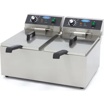 fritéza Elektrická fritéza dvojitá 2 x 11L 6kW