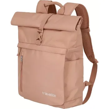 Školní batoh Travelite Basics Roll-up Backpack Rosé 35 L TRAVELITE-96310-14