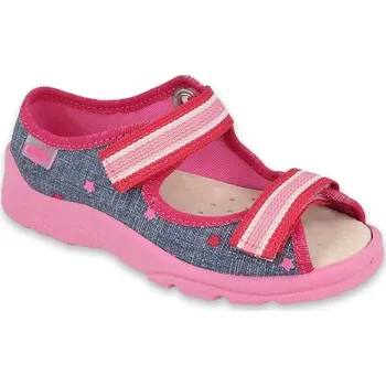 Dívčí bačkory BEFADO 869X146 dívčí sandálky kožená stélka 25 869X146_25