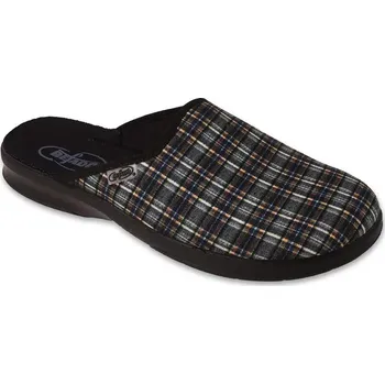 Pánské pantofle BEFADO 548M040 pánské pantofle LEON ZŠ káro 47 548M040_47