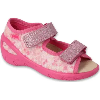 Dívčí obuv BEFADO 063X015 SUNNY dívčí sandálky růžové 26 063PX015_26