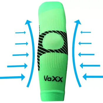 Dámské ponožky VOXX Návlek na loket kompresní PROTECT s ionty stříbra NEON ZELENÝ L-XL 112607