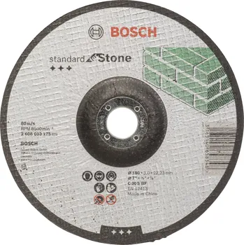 Bosch Accessories 2608603175 2608603175 řezný kotouč lomený 180 mm 1 ks kámen