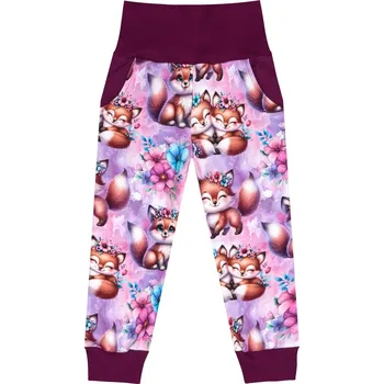 Tepláčky s kapsou - Lištičky Velikost: 86