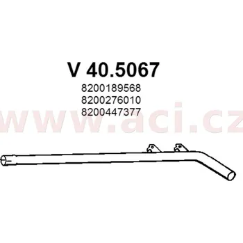 Střední díl výfuku střední díl výfuku ASSO/VENEPORTE (V 40.5067) (V 40.5067)