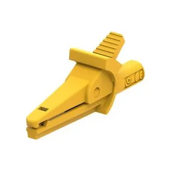 Krokosvorka Krokosvorka, 10A, materiál kontaktu: Poniklovaná mosaz, Žlutá, Electro PJP