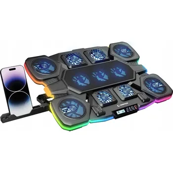 Rampage Glacier Herní chladicí podložka pod notebook 14-17", 2600 ot/min