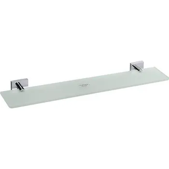 Koupelnový nábytek EBS Urban Square Skleněná polička 60 cm, chrom