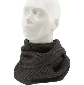 Šála VOXX Šála dámská pletená TERRACANA kruhová s viskózou ANTRACITOVÁ uni 119851