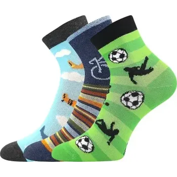 BOMA Ponožky dětské KAY s obrázky CHLAPECKÉ mix B (3&nbsp;páry) 25-29 120894