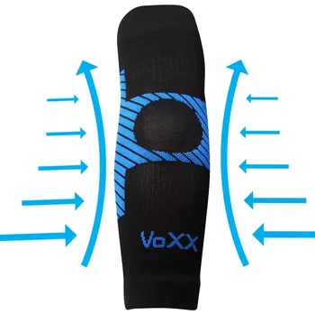 Dámské ponožky VOXX Návlek na loket kompresní PROTECT s ionty stříbra ČERNÝ S-M 112612