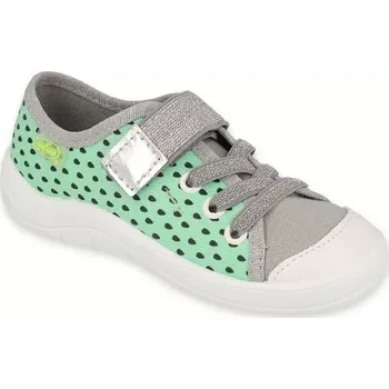 Dívčí tenisky BEFADO 1X189 dívčí tenisky 1SZ zelené tečky 27 251X189_27