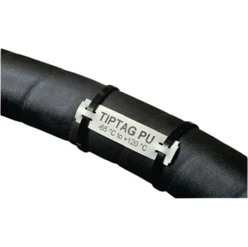 Organizace kabelů Označovač kabelů Stahovací páska barva Bílá 100mm x 65 mm Ano HellermannTyton TIPTAG PU