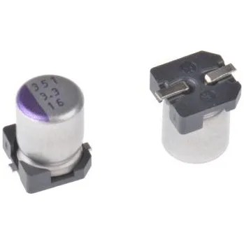 Kondenzátor Kondenzátor 3.3μF ±20procent 260mΩ 16V dc SMD Polymer řada OS-CON Panasonic