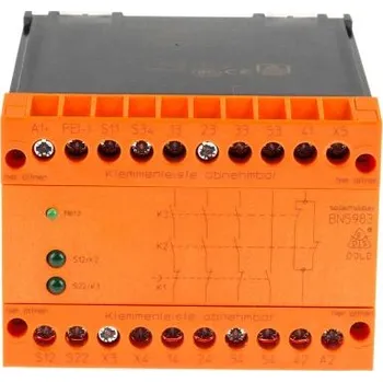 Relé eBezpečnostní relé 4 3 3 bezpečnostní kontakty 1 pomocné kontakty, počet kanálů: 2 kanály 24 V dc, rozsah: Safemaster