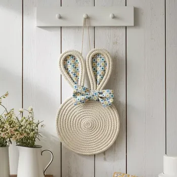 Velikonoční dekorace Zajíček s mašličkou (velikonoční dekorace)