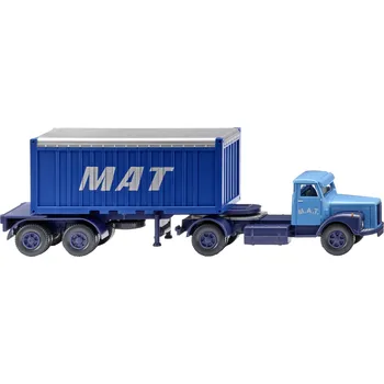 Modelová železnice Wiking 052604 H0 model nákladního vozidla Scania Containersatteleke 20 M.A.T.