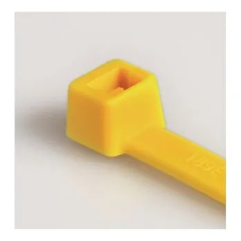 Stahovací páska Kabelová vázací páska Nedá se uvolnit 116-15014 365mm 7,6 mm Žlutá Polyamid 6.6 (PA66) HellermannTyton